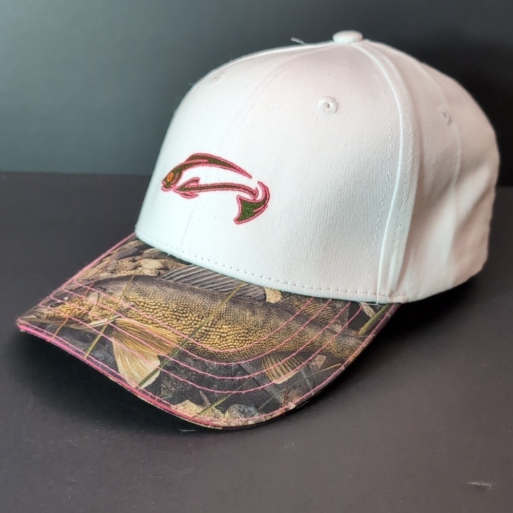Fishouflage Casual Camo for the Love of Fishing/Walleye Womans Hat.